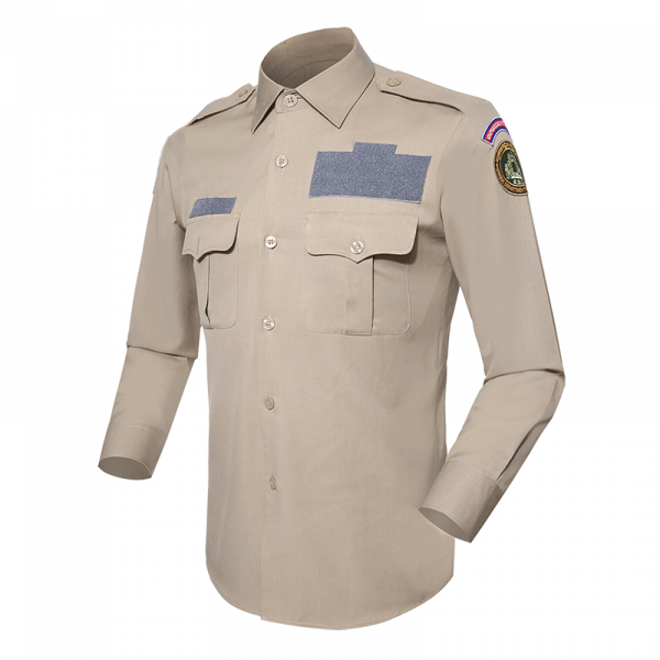 Chemise Officielle kaki tc180 gsm pour la police cambodgienne-osxx02 – Image 4