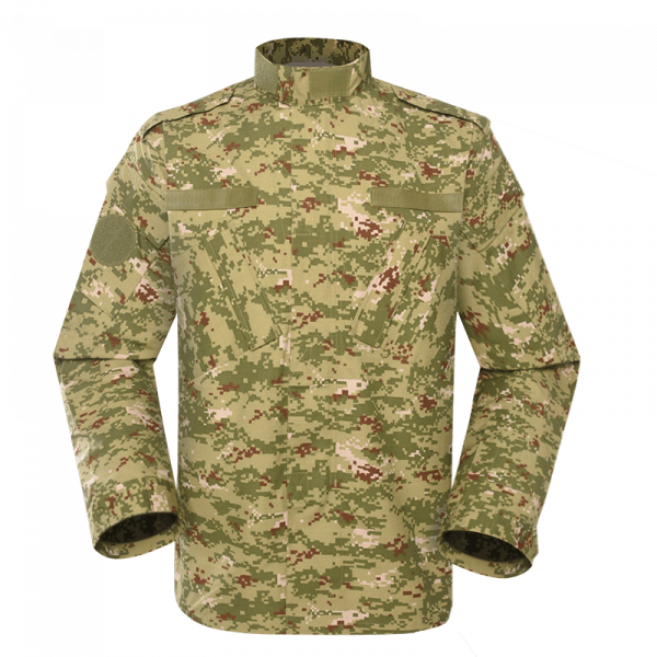 Uniforme militaire du Koweït Digital Woodland Camouflage CVC 50/50 210GSM pour la Force de l'armée du Koweït MFXX04