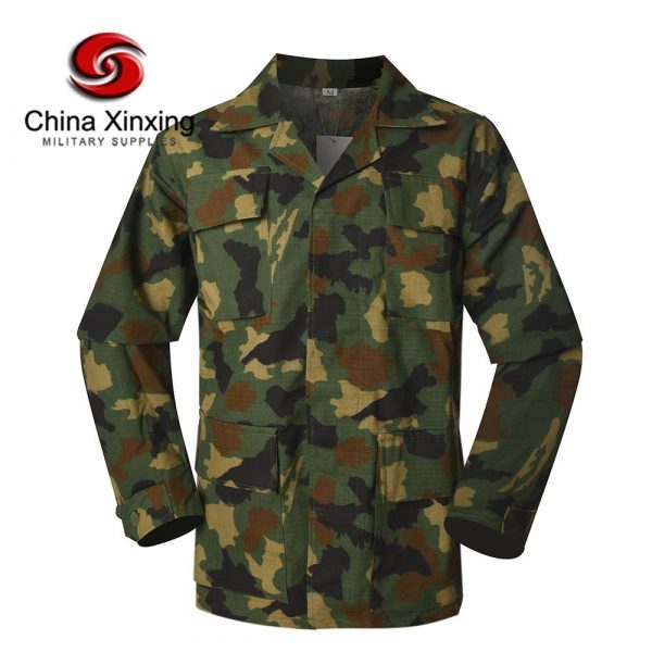 Uniforme militaire de camouflage de la jungle pour le Nigeria Uniforme de camouflage tactique BD02