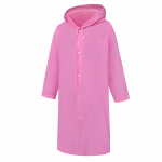 Disposable Poncho Tranparant PVC Pink Poncho PO19