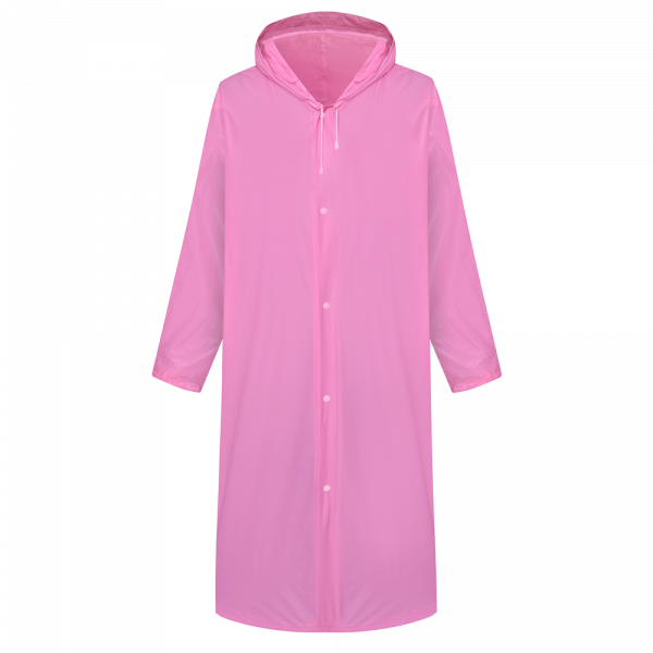 Poncho Jetable Transparent PVC Rose Poncho PO19 – Image 2