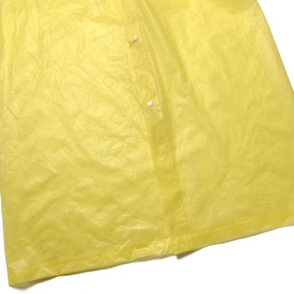 Poncho Jetable PVC Transparent Jaune Poncho PO13 – Image 6