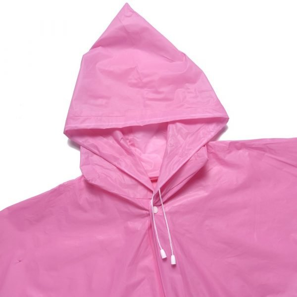 Poncho Jetable Transparent PVC Rose Poncho PO19 – Image 4