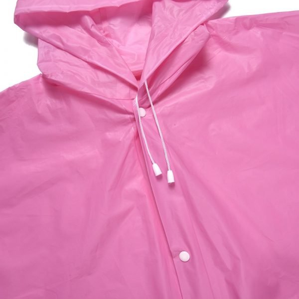 Poncho Jetable Transparent PVC Rose Poncho PO19 – Image 5