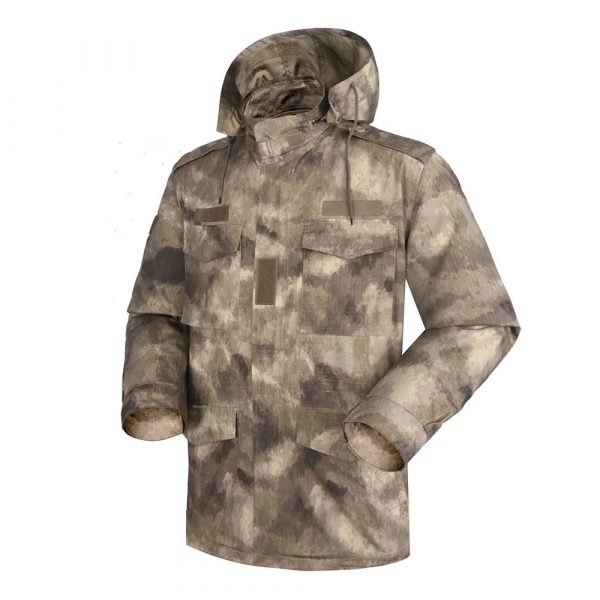 Xinxing Veste militaire camouflage Parka ECWCS veste tactique avec intérieur amovible en polyester CF29 – Image 3