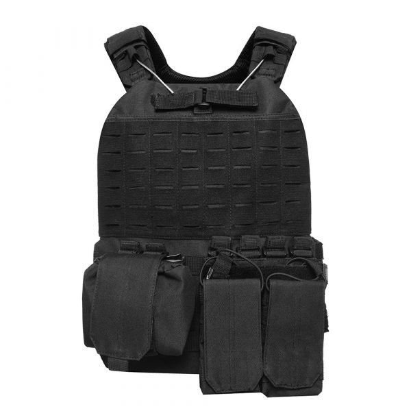 Gilet tactique noir TV-001 – Image 2