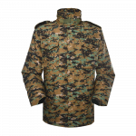 Xinxing Usine Woodland Camouflage numérique Veste d'hiver de l'armée militaire M65 veste CF18