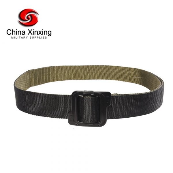 Ceinture tactique noire avec vert RB22