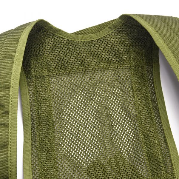 Gilet Tactique Vert Olive Avec Poches Multifonctionnelles TV24 – Image 4