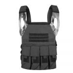 Gilet tactique noir pour hommes avec pochettes pour magazines TV32