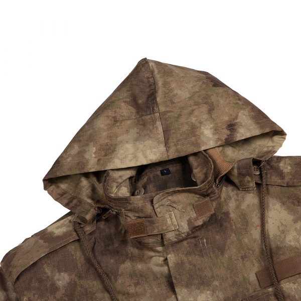 Xinxing Veste militaire camouflage Parka ECWCS veste tactique avec intérieur amovible en polyester CF29 – Image 14