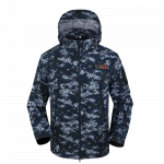 Xinxing Veste soft shell imperméable à capuche dissimulée veste tactique de combat militaire camouflage marine avec capuche CF21