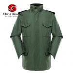 Xinxing Veste militaire M65 Manteau d'hiver coupe-vent en coton à trois couches vert olive Veste thermique de l'armée militaire CF12