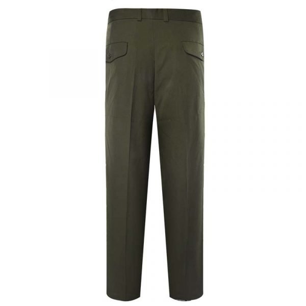 Xinxing  Pantalon militaire en laine polyester 55% laine 45% polyester Pantalon vert olive de costume de policeMP02 – Image 2