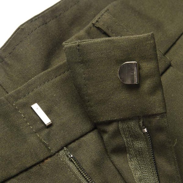 Xinxing  Pantalon militaire en laine polyester 55% laine 45% polyester Pantalon vert olive de costume de policeMP02 – Image 5