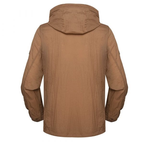 Xinxing Usine veste kaki légère anti-soleil matériau en nylon anti-UV pour la randonnée en camping et en plein air SJ02 – Image 3