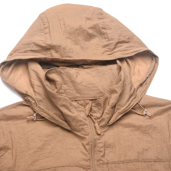 Xinxing Usine veste kaki légère anti-soleil matériau en nylon anti-UV pour la randonnée en camping et en plein air SJ02 – Image 4