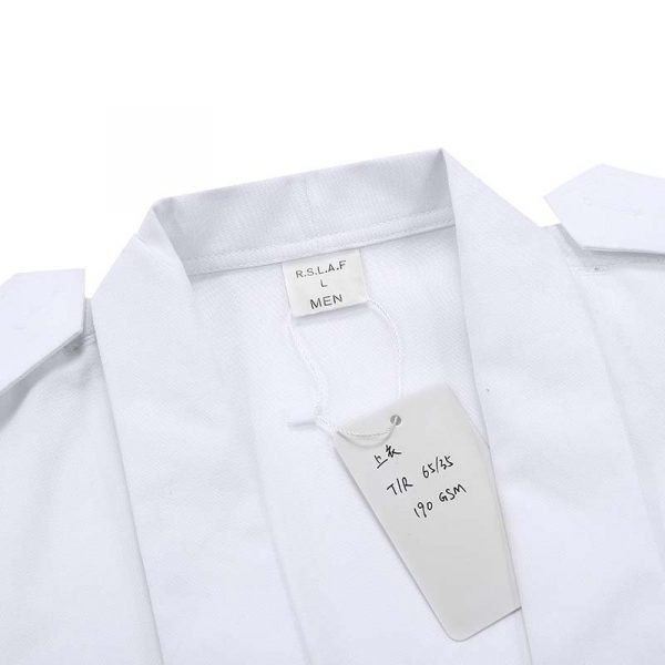 Xinxing Costume miliitaire blanc de l'armée de la Sierra Leone Robe formelle en tissu TR ou costume de bureau en laine ML01 – Image 5