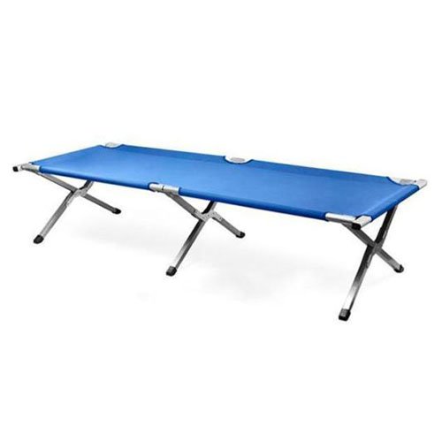 Lit militaire CB01 lit extérieur bleu Polyester Oxford de l'armée pour Camping fer cadre en aluminium – Image 5